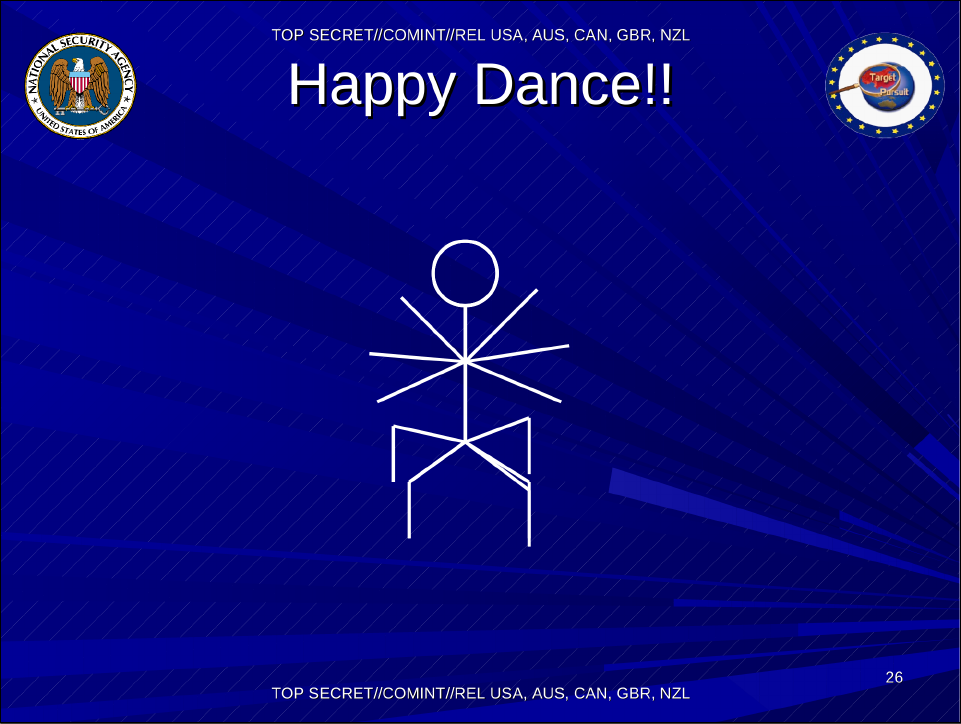 NSA Happy Dance
